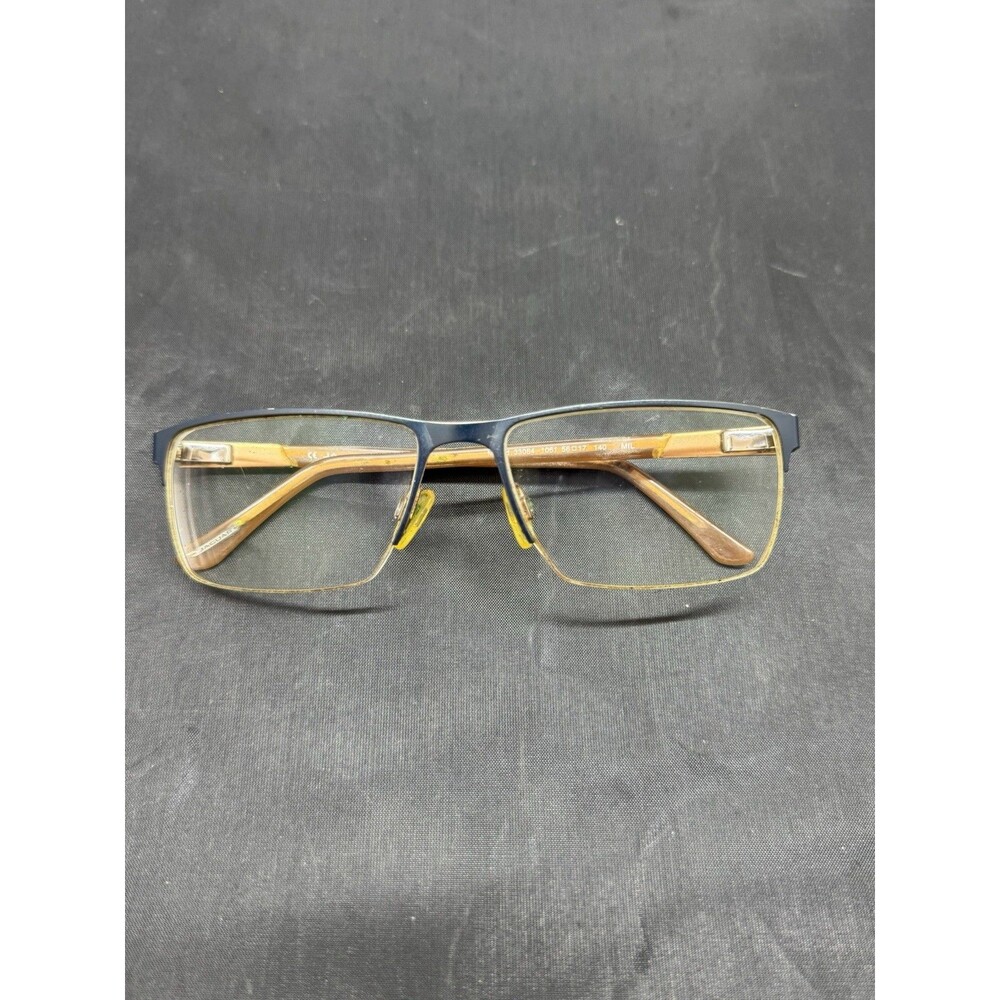 Jaguar Menrad Germany Eyeglasses Frames 33084 56-17-140 Blue Rimless Glasses